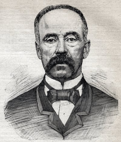 Porträt von Charles Moore (1820-1905), britischer Botaniker schottischer Herkunft. In „Le Petit Parisien“ 1893 von Anonymous Anonymous
