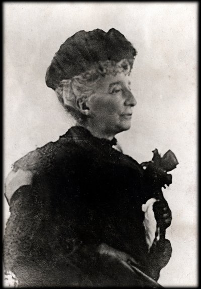 Porträt von Cosima Wagner (1838-1930), Tochter von Franz Liszt und zweite Frau von Richard Wagner von Anonymous Anonymous