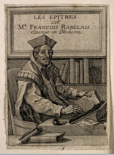 Porträt von François Rabelais von Anonymous Anonymous