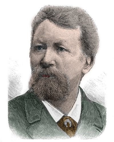 Porträt von Friedrich Gerhard Rohlfs, deutscher Geograph, Entdecker und Schriftsteller von Anonymous Anonymous