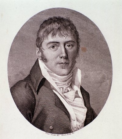 Porträt von Giovanni Simone Mayr (Johann Simon) (Lithografie) von Anonymous Anonymous