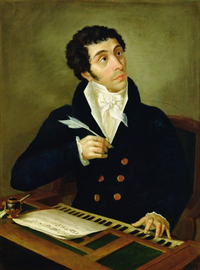 Porträt von Giuseppe Pilotti (1784-1838) von Anonymous Anonymous