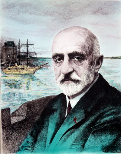 Porträt von Jean-Baptiste Charcot (1867-1936), Arzt, Entdecker der Polarregionen. 20. Jahrhundert von Anonymous Anonymous