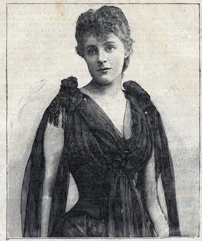 Porträt von Maud Gonne von Anonymous Anonymous