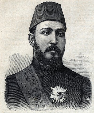 Porträt von Muhammad Tawfiq (oder Mohammed Tawfik) von Anonymous Anonymous
