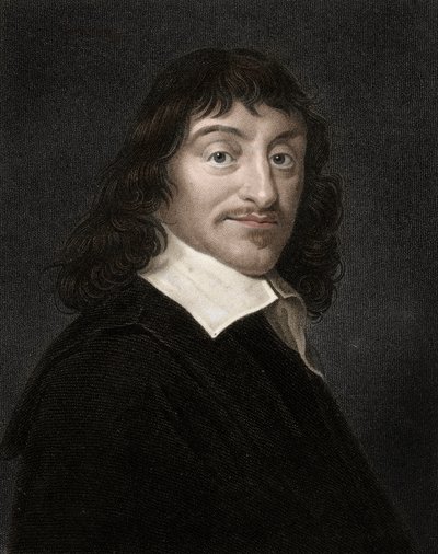 Porträt von René Descartes (1596-1650), französischer Philosoph und Schriftsteller von Anonymous Anonymous