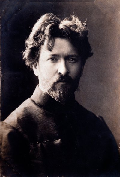 Porträt des italienischen Komponisten Ferruccio Busoni (1866-1924). Fotografie. 19. Jahrhundert. Private Sammlung von Anonymous Anonymous