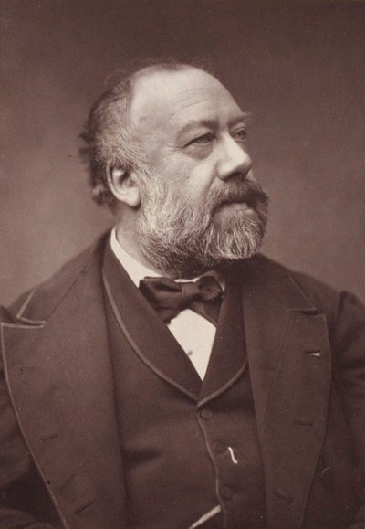 Porträt des Chansonniers Gustave Nadaud (1820-1893) von Anonymous Anonymous