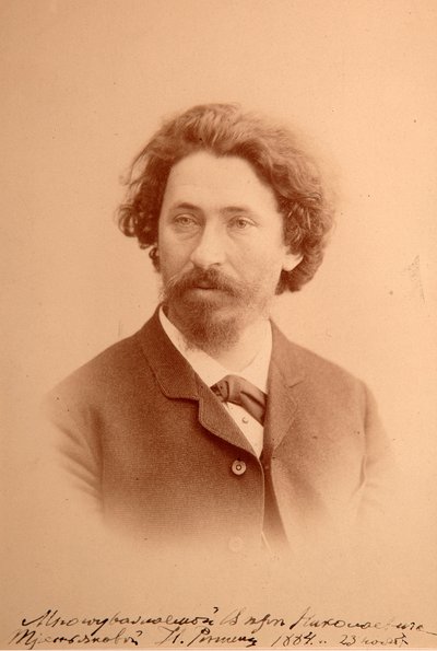 Porträt des Künstlers Ilya Iefimovitch Repin (1844-1930) von Anonymous Anonymous