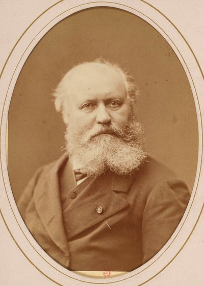 Porträt des Komponisten Charles Gounod (1818-1893), Anonym. Albumin-Foto. Private Sammlung von Anonymous Anonymous