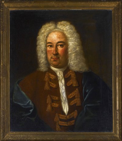 Porträt des Komponisten Georg Friedrich Händel (1685-1759) von Anonymous Anonymous