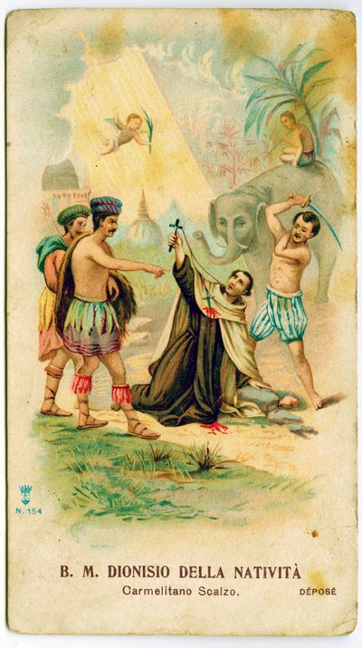 Heiliger Denis der Geburt (Seliger Peter Berthelot) von Anonymous Anonymous