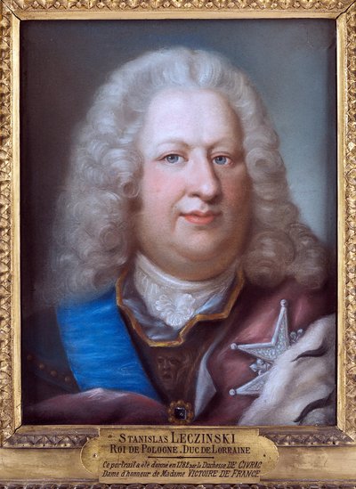 Porträt von Stanislaus I. Leszczynski, König von Polen von Anonymous Anonymous