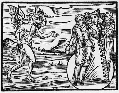 Der Teufel zwingt diejenigen, die ihn erscheinen ließen, einen Pakt mit ihm zu schließen - 