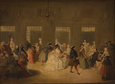 Thema vom venezianischen Karneval, im Parlatorium des Klosters von Anonymous Anonymous