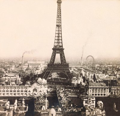 Weltausstellung 1900 in Paris: Panoramablick auf das Marsfeld - private Sammlung von Anonymous Anonymous