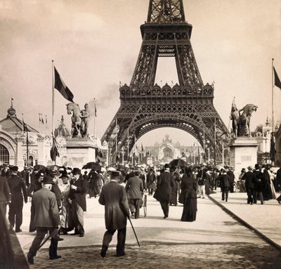 Weltausstellung 1900 - Exposition Universelle de 1900 in Paris: Blick auf das Marsfeld. Private Sammlung von Anonymous Anonymous