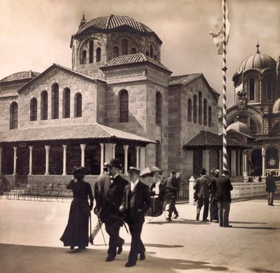 Weltausstellung 1900 - Exposition Universelle de 1900 in Paris: Pavillon von Griechenland. Private Sammlung von Anonymous Anonymous