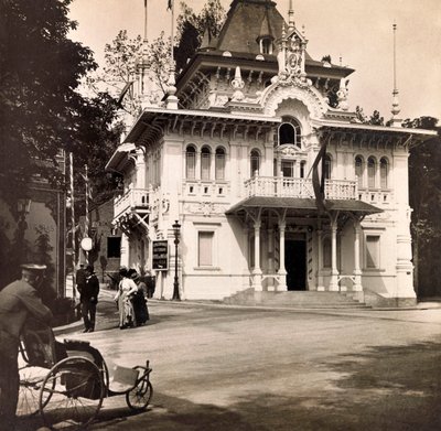Weltausstellung von 1900 in Paris: Pavillon der Südafrikanischen Republik. Private Sammlung von Anonymous Anonymous