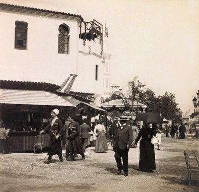Weltausstellung 1900 - Universal Exhibition of 1900 in Paris: Die Straße von Kairo - Privatsammlung von Anonymous Anonymous