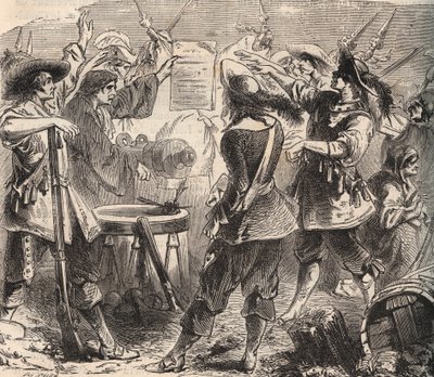 Dreißigjähriger Krieg: die Belagerung von Saint-Jean-de-Losne am 2. November von Anonymous Anonymous
