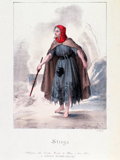 Hexencharakter in Macbeth, Oper von Giuseppe Verdi von Anonymous Anonymous