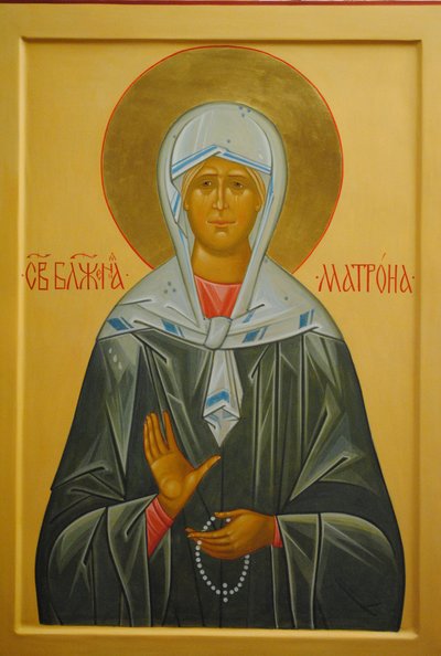 Heilige Matrona von Moskau von Anonymous Russian icon painter