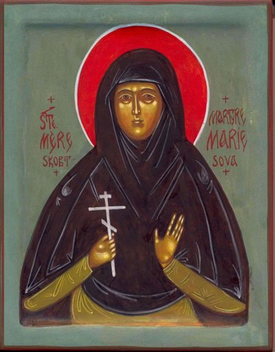 Heilige Mutter Maria, 20. Jahrhundert von Anonymous Russian icon painter