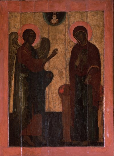 Die Verkündigung von Ustyug, zweite Hälfte des 16. Jahrhunderts von Anonymous Russian icon painter