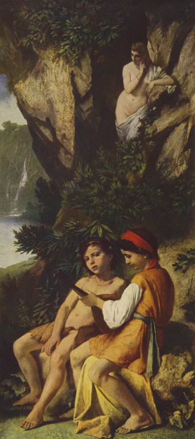Kinder machen Musik von Anselm Feuerbach
