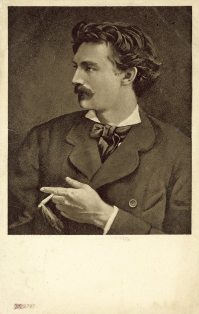 Selbstporträt von Anselm Feuerbach, deutscher Künstler von Anselm Feuerbach