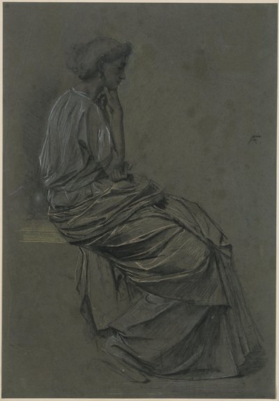 Sitzende Frau von Anselm Feuerbach
