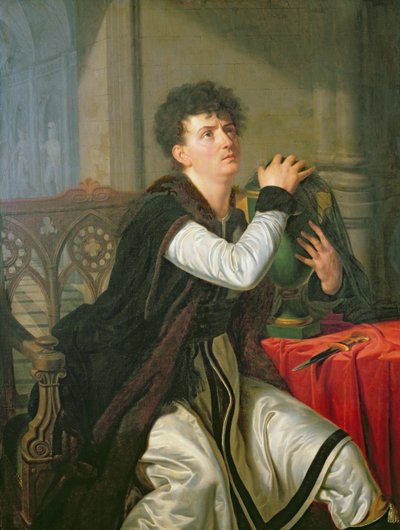 Porträt von Francois Joseph Talma (1763-1826) als Hamlet von Anthelme Francois Lagrenee