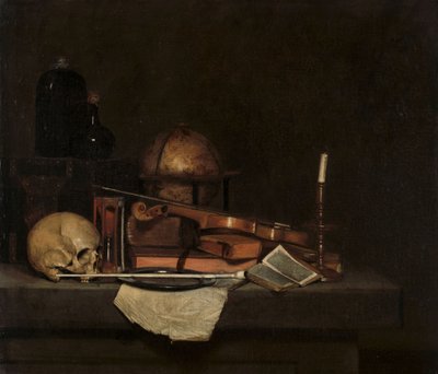 Vanitas Stillleben von Anthonie (1601-73) Palamedesz