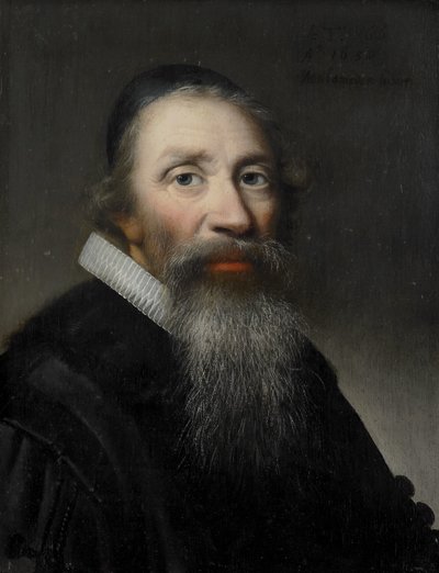 Porträt eines Mannes, wahrscheinlich ein Geistlicher von Anthonie Palamedesz (copy after)