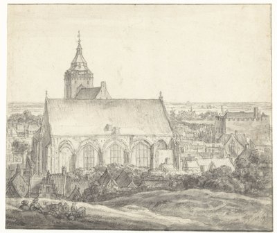 Buurkerk in Utrecht von Anthonie Waterloo