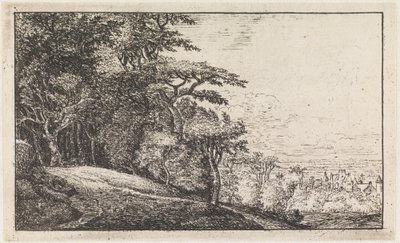 Der Eingang zu einem Wald von Anthonie Waterloo