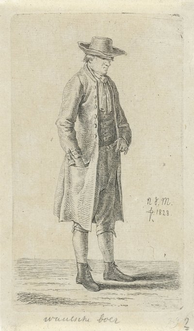 Mann mit Hand in der Jackentasche von Anthonie Willem Hendrik Nolthenius de Man