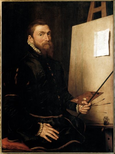 Selbstporträt (Malerei) von after Anthonis Mor van Dashorst