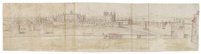 Hampton Court Palace von Norden von Anthonis van den Wyngaerde