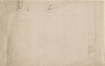 Panorama von London, gesehen von Southwark: Lambeth, 1554 von Anthonis van den Wyngaerde