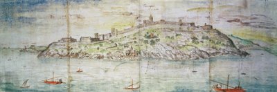 Panoramablick auf Tarragona, Spanien von Anthonis van den Wyngaerde