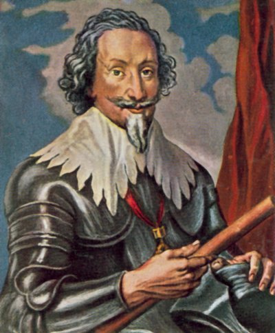 Gottfried von Pappenheim, deutscher General des Dreißigjährigen Krieges von Anthony van (after) Dyck