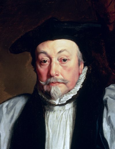 Erzbischof William Laud (1573-1645) ca. 1635-37 (Detail) von Anthony van Dyck