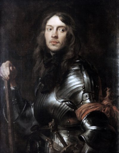 Kommandant in Rüstung mit rotem Schal, um 1625-1627 von Anthony van Dyck