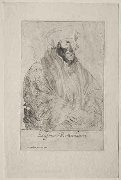 Desiderius Erasmus von Rotterdam von Anthony van Dyck