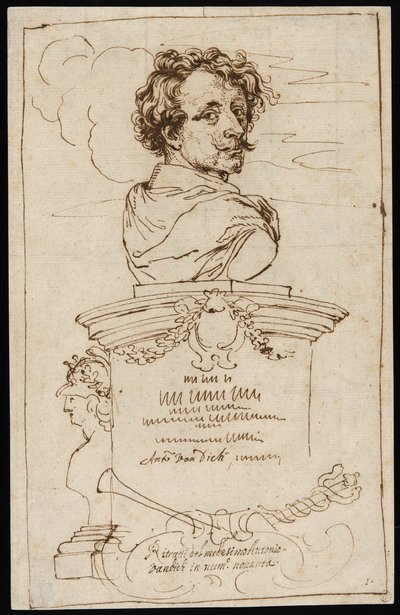Frontispiz aus der "Ikonographie" von Anthony van Dyck