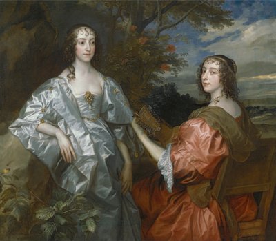 Katherine, Gräfin von Chesterfield, und Lucy, Gräfin von Huntingdon von Anthony van Dyck