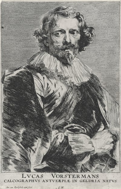 Lucas Vosterman, 1628-1632 von Anthony van Dyck