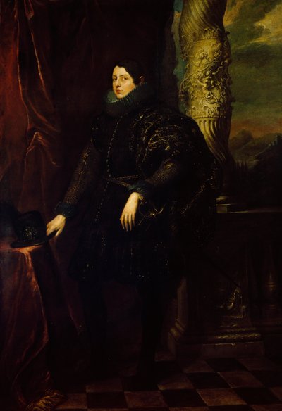 Porträt eines jungen Mannes aus Casa Spinola, ca. 1622 von Anthony van Dyck